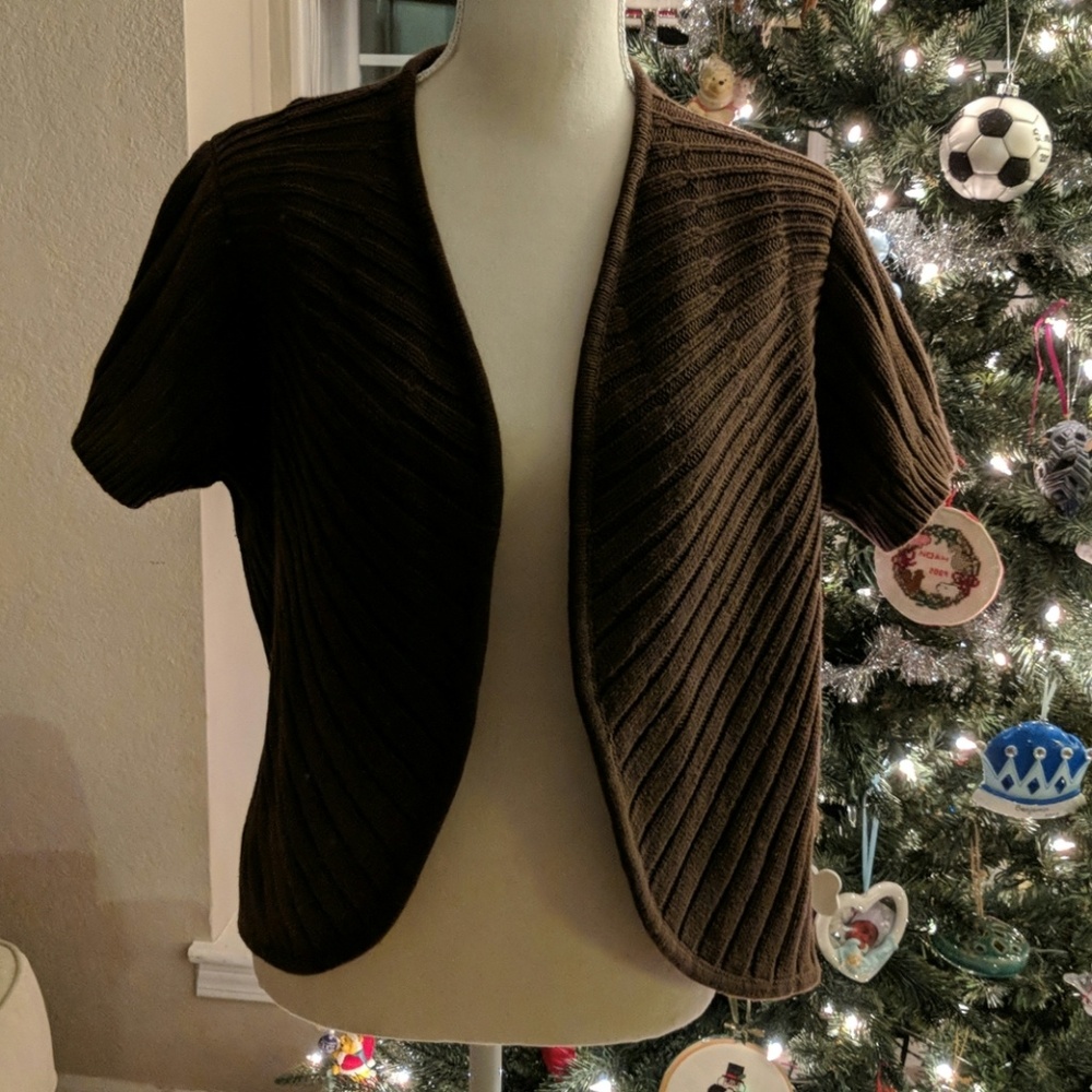 🦚5/$25 Chocolate Brown Sweater Cardigan